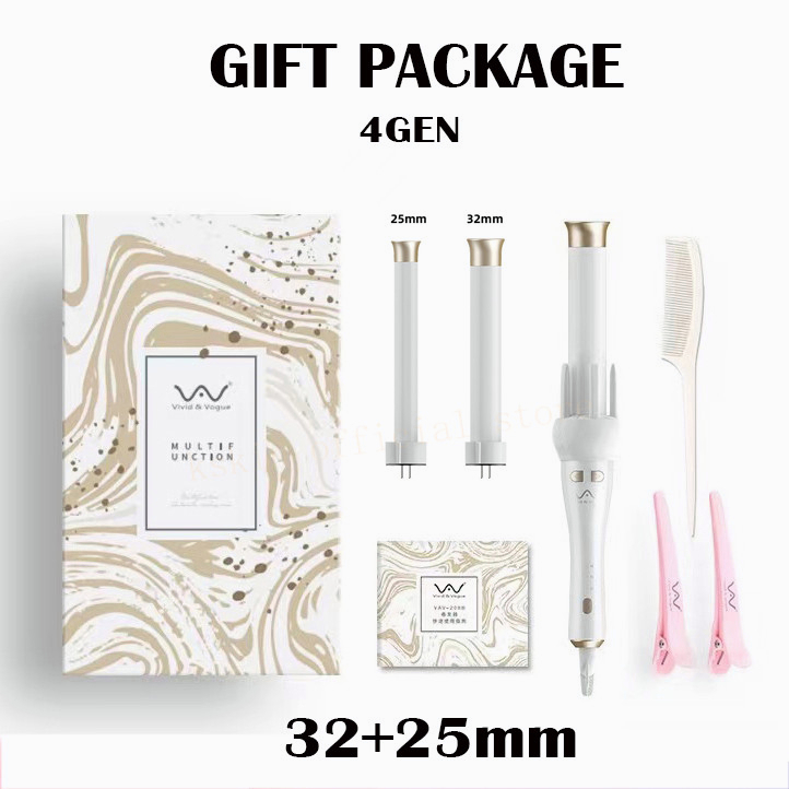 Vivid & Vogue automatic hair curler 3 In 1 4Gen ceramic with negative ions 自动卷發棒 hair curler