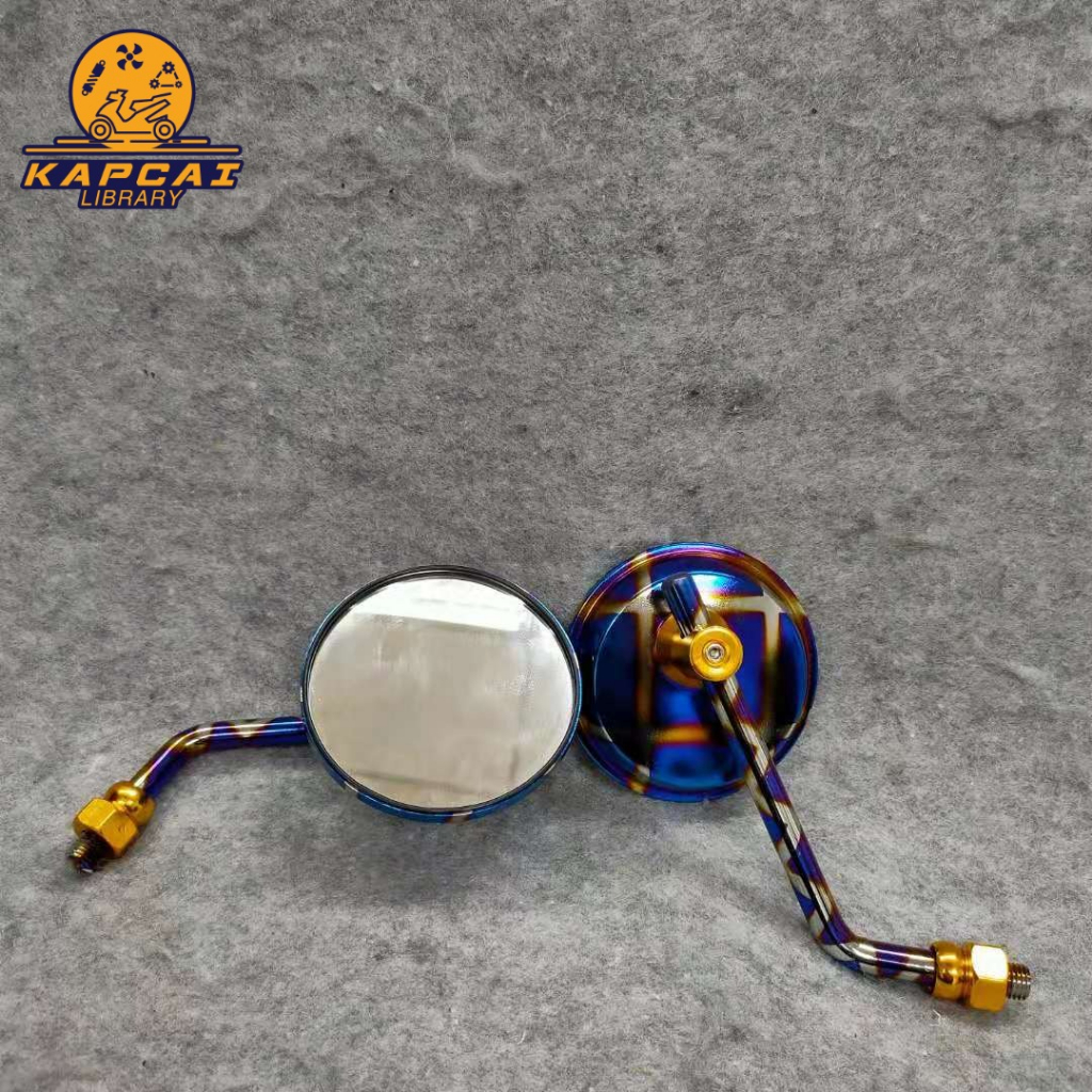 Side Mirror Round Shape Rainbow Y16ZR Y16 Y15ZR LC135 RSX RS150 LAGENDA