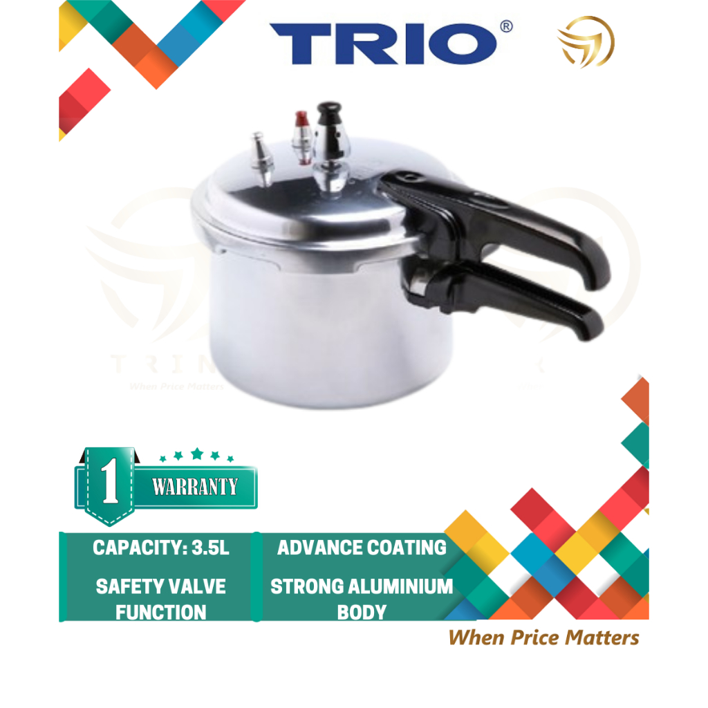 TRIO PRESSURE COOKER TPC-1835 (3.5 L) TPC1835