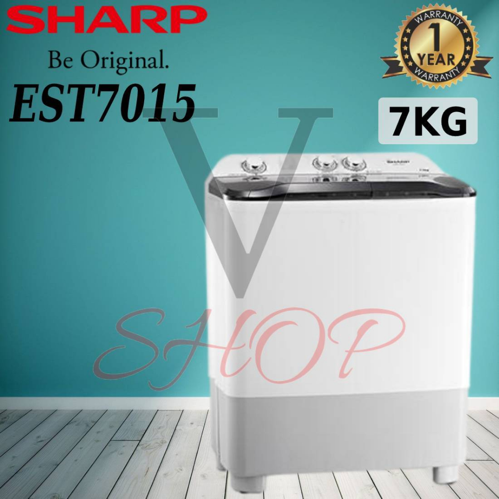 SHARP 7KG SEMI AUTO WASHING MACHINE EST7015 Shopee Malaysia