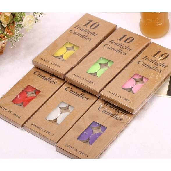 Tealight Candles Unscented Organic [10pcs]