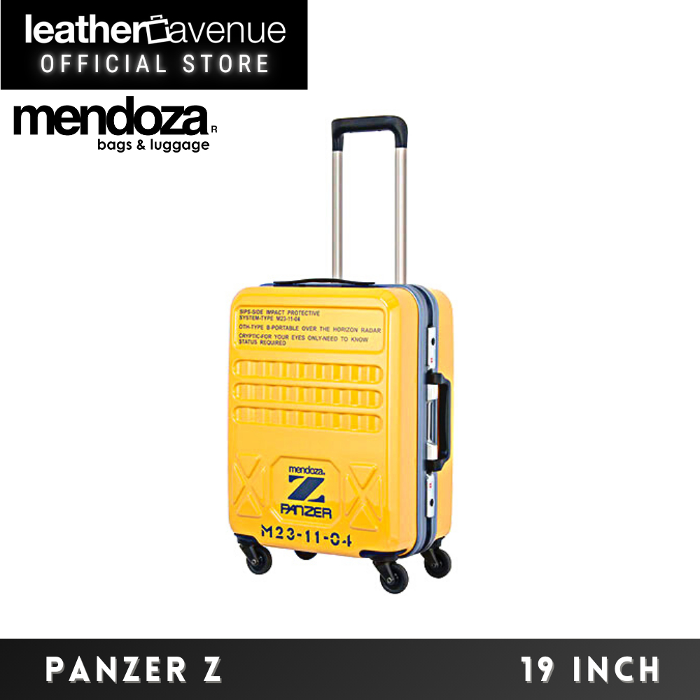 Mendoza PANZER Z 19 inch Luggage Polycarbonate Aluminium Frame Zipless