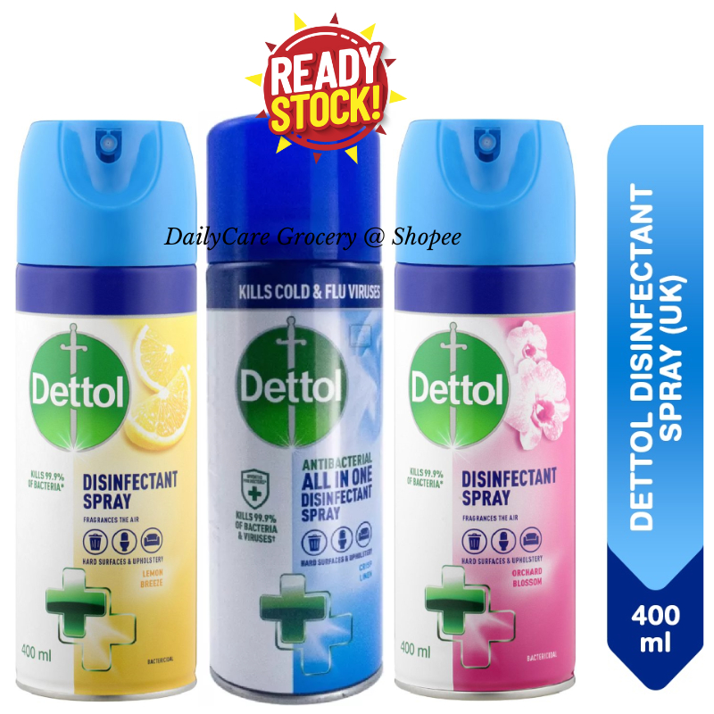 Dettol Antibacterial All In One Disinfectant Spray Ml From Uk Shopee Malaysia