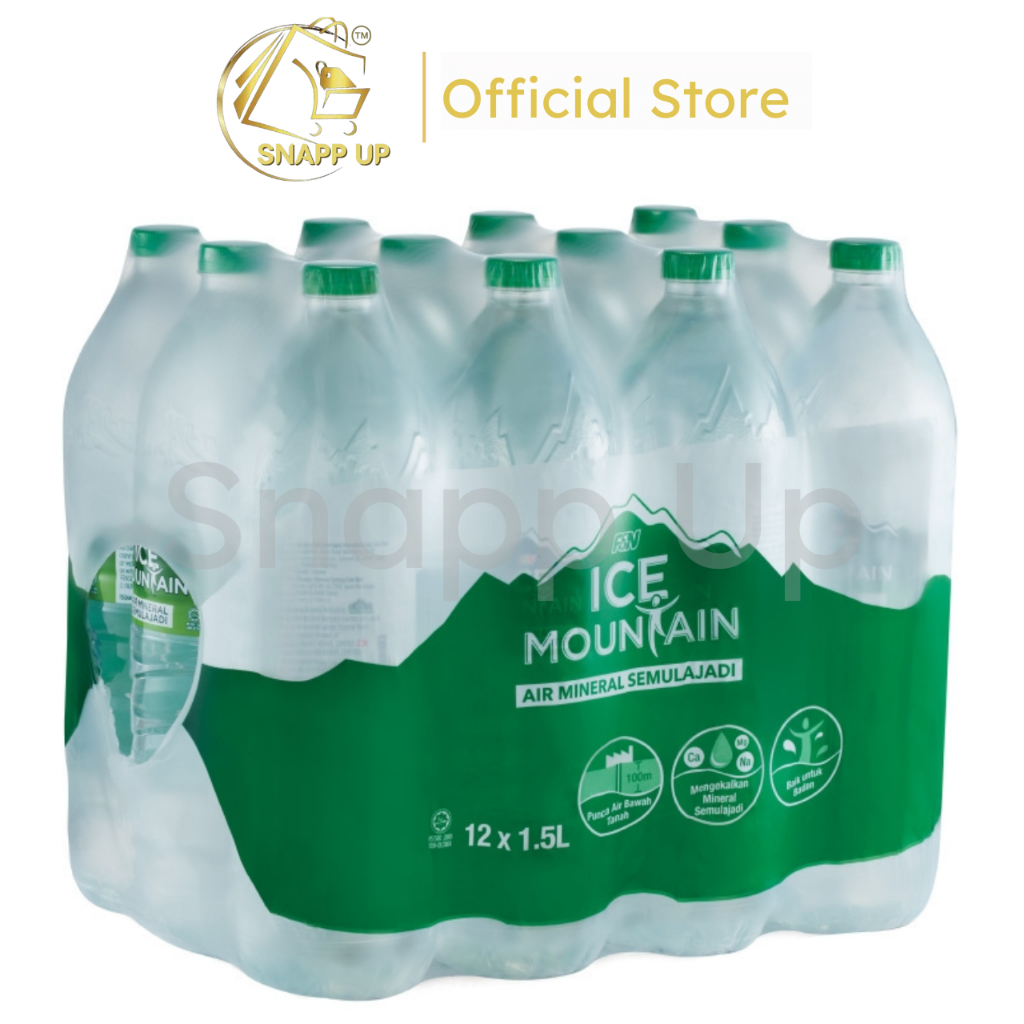 Ice Mountain Natural Mineral Water [12 x 1.5L] 1 Carton Shopee Malaysia
