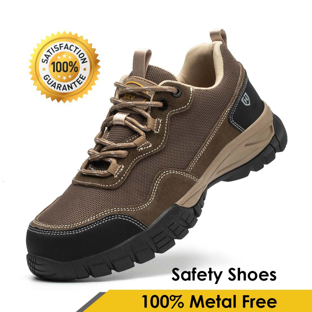 [Ready Stock] Safety Shoes Metal Free Kasut Safety Anti Static Kasut