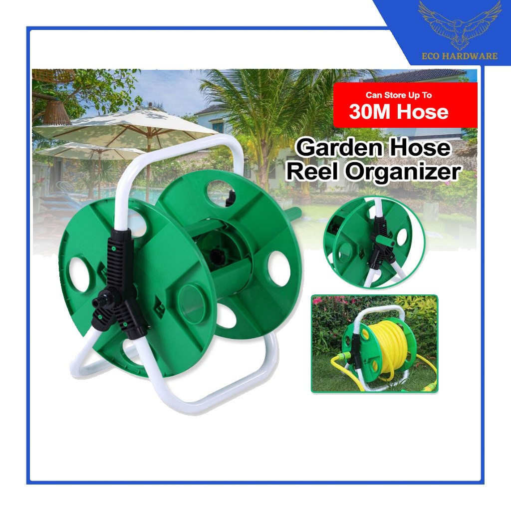 High Quality 30m Portable PVC Garden Hose Reel/ Garden Hose Reel