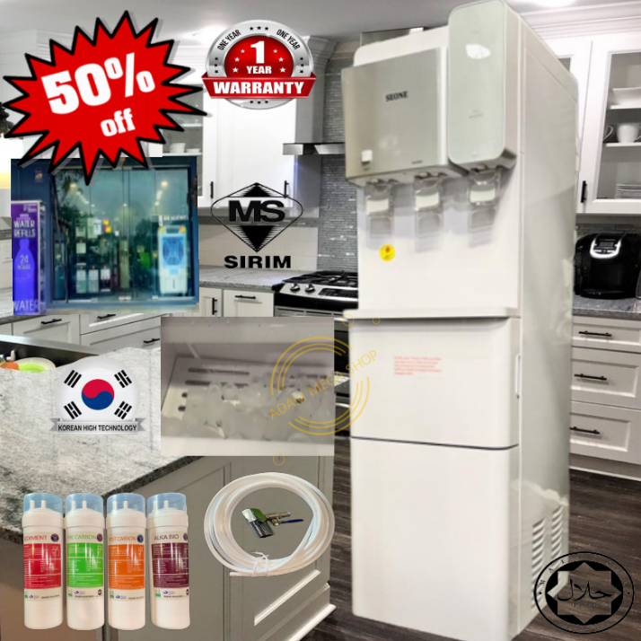 Ice Maker PENAPIS AIR PREMIUM Korea Seone Water Dispenser INCLUDE Catridge HALAL Direct Kilang