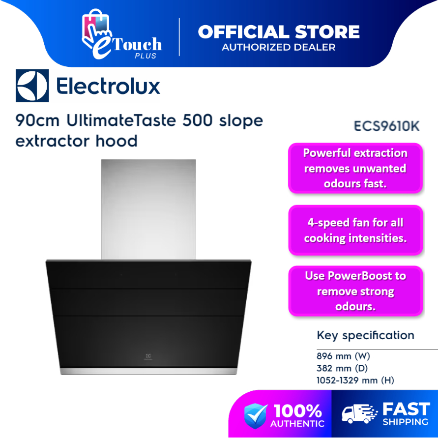 Eelctrolux 90cm UltimateTaste 500 slope extractor hood [ ECS9610K
