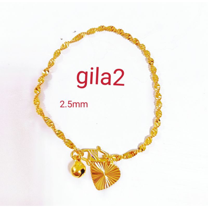 Rantai Tangan gila-gila  budak dewasa EMAS BANGKOK  bracelet