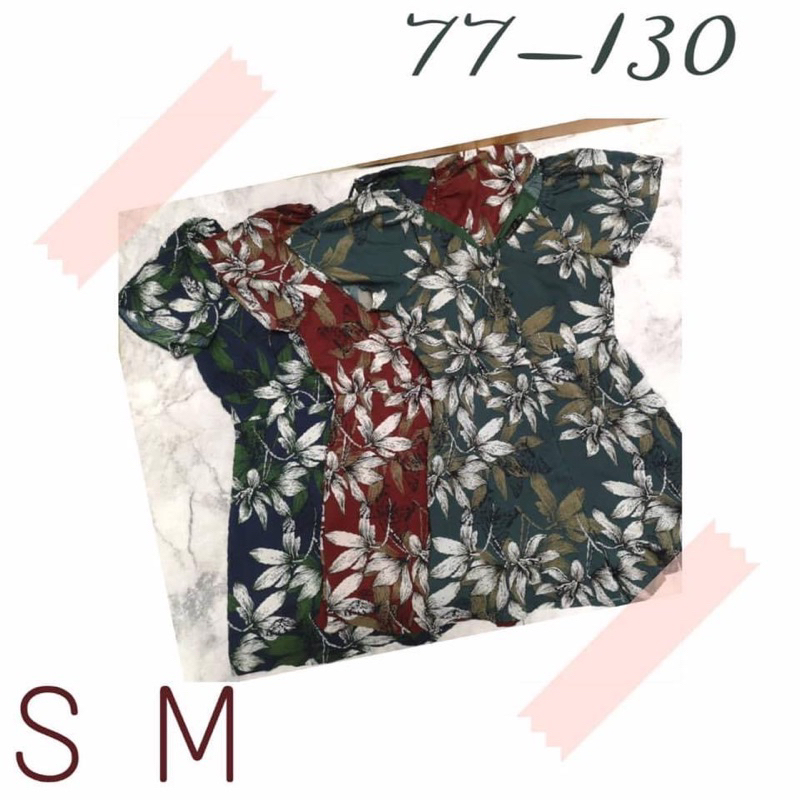 Fashion21 77-130 Premium Quality V Neck Flower Jumpsuit