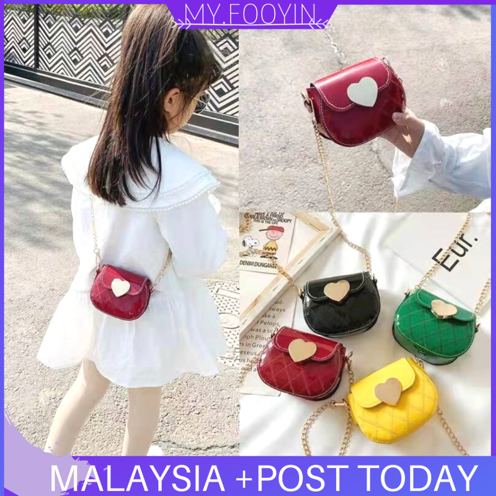 N324 READY STOCK MYFOOYIN Sling Bag Kids Girl Beg Cartoon Beg Tangan Budak Perempuan Girl Bag Beg Comel Cute G