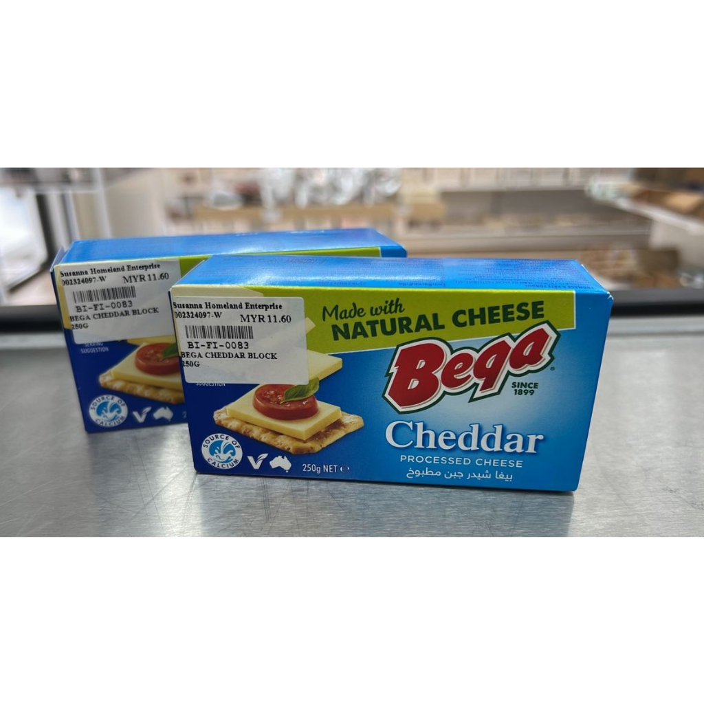 Beqa Cheddar Cheese 250g Shopee Malaysia