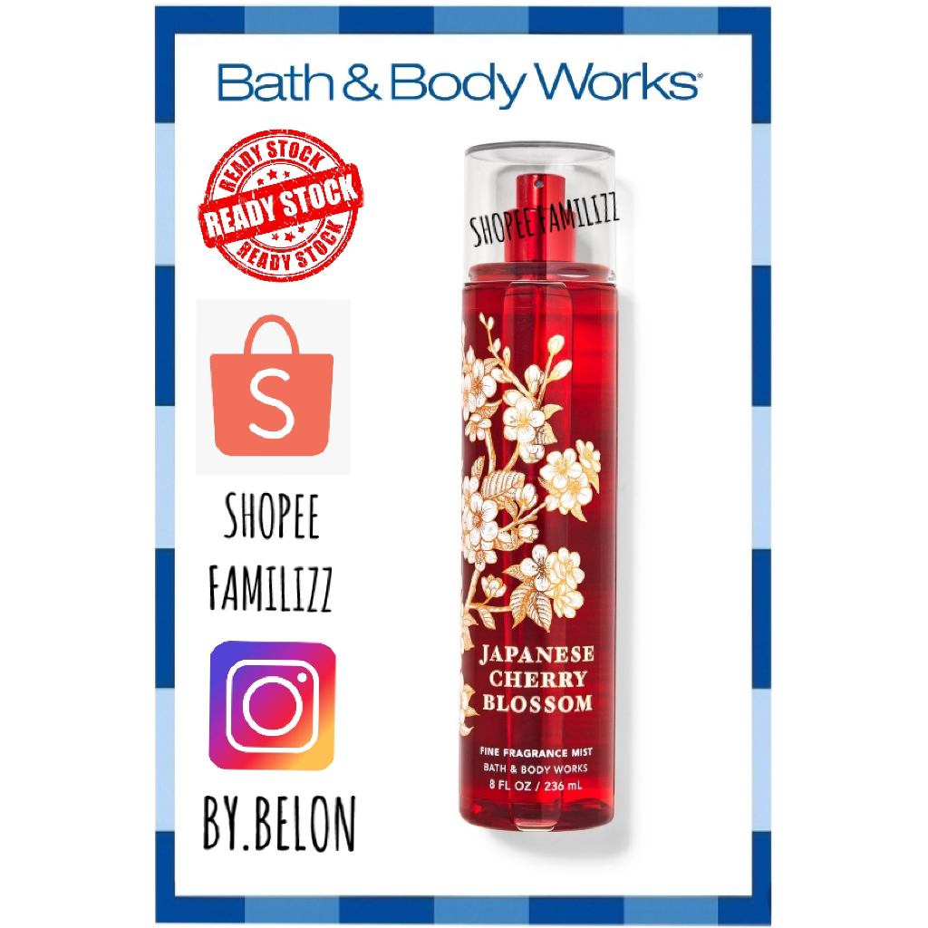 ❤️ JAPANESE CHERRY BLOSSOM ❤️ BBW Bath & Body Works Body Mist Perfume Shower Gel Lotion