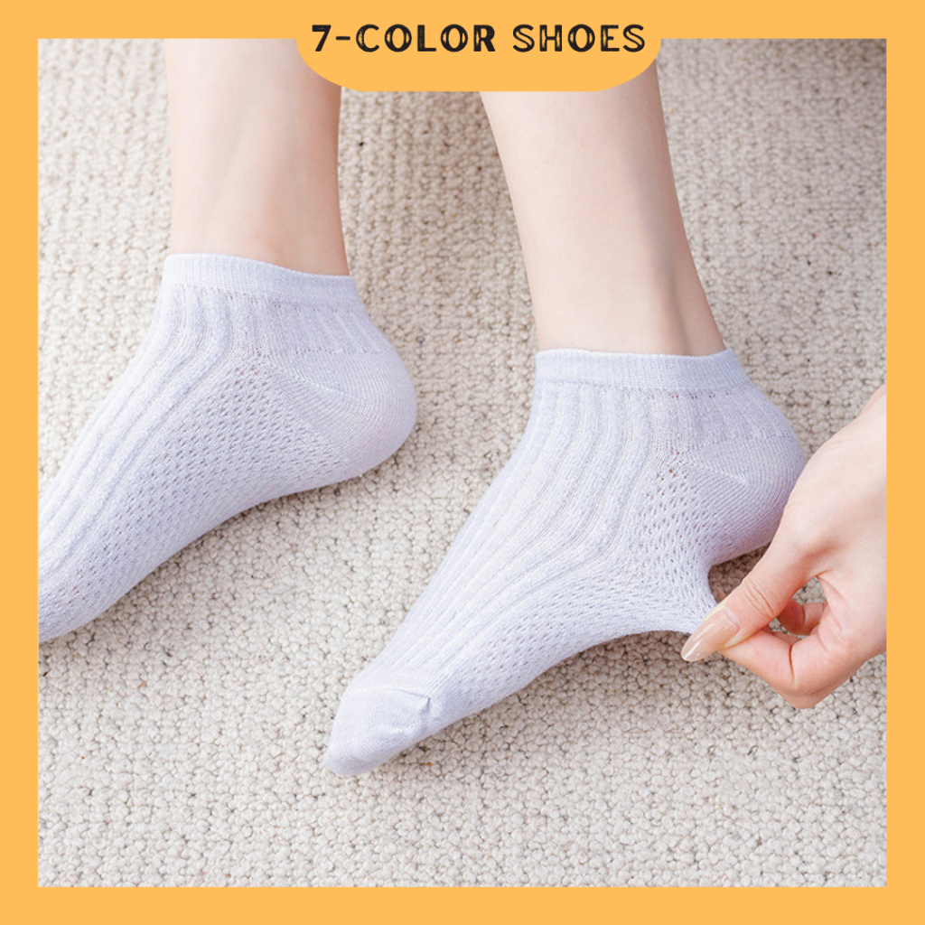 READY STOCK Invisible Ancle Comfortable Socks Stocking 5 pairs Shopee