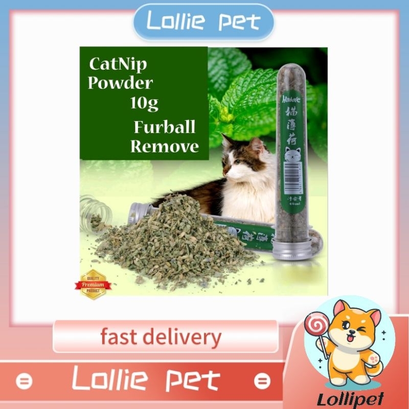*READY STOCK* Cat Snack Kitten Catnip Powder Hairball Remove (1 bottle
