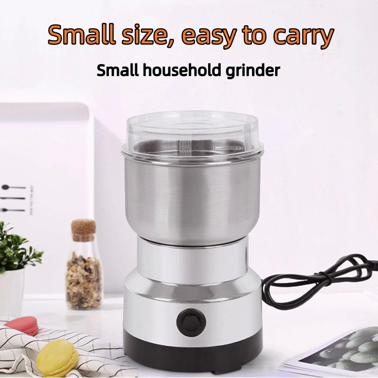 Electric Stainless Steel Coffee Bean Grinder Home Grinding Milling Spices Mesin Menghancurkan Keluli Tahan Karat Dapur