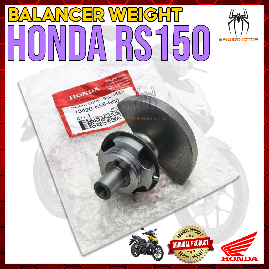 100 Original Honda RS150 V1 / RS V2 Weight Comp Balancer Engine Weight