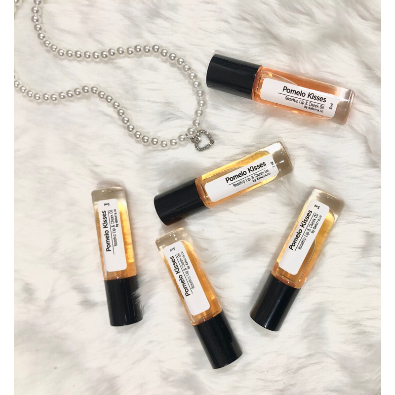 Pomelo Kisses Rosehip Lip Oil Lip Tint Lip Serum Jojoba Oil