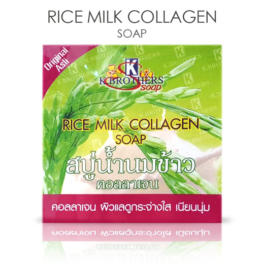 Rice Milk Collagen Soap Sabun Susu Beras Kolagen Shopee Malaysia