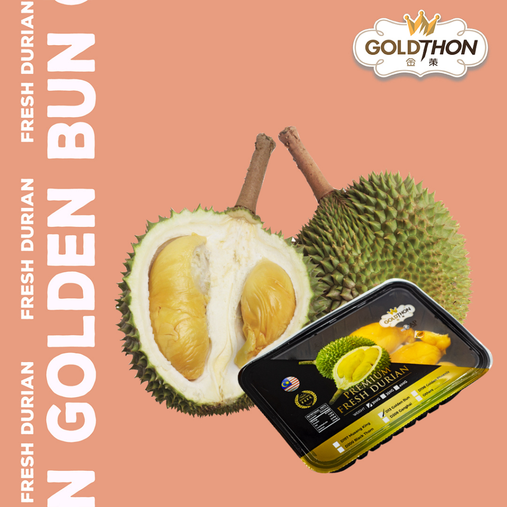 [KLANG VALLEY ONLY 只限雪隆区] 300g Fresh Golden Bun (D13) 新鲜金包榴莲