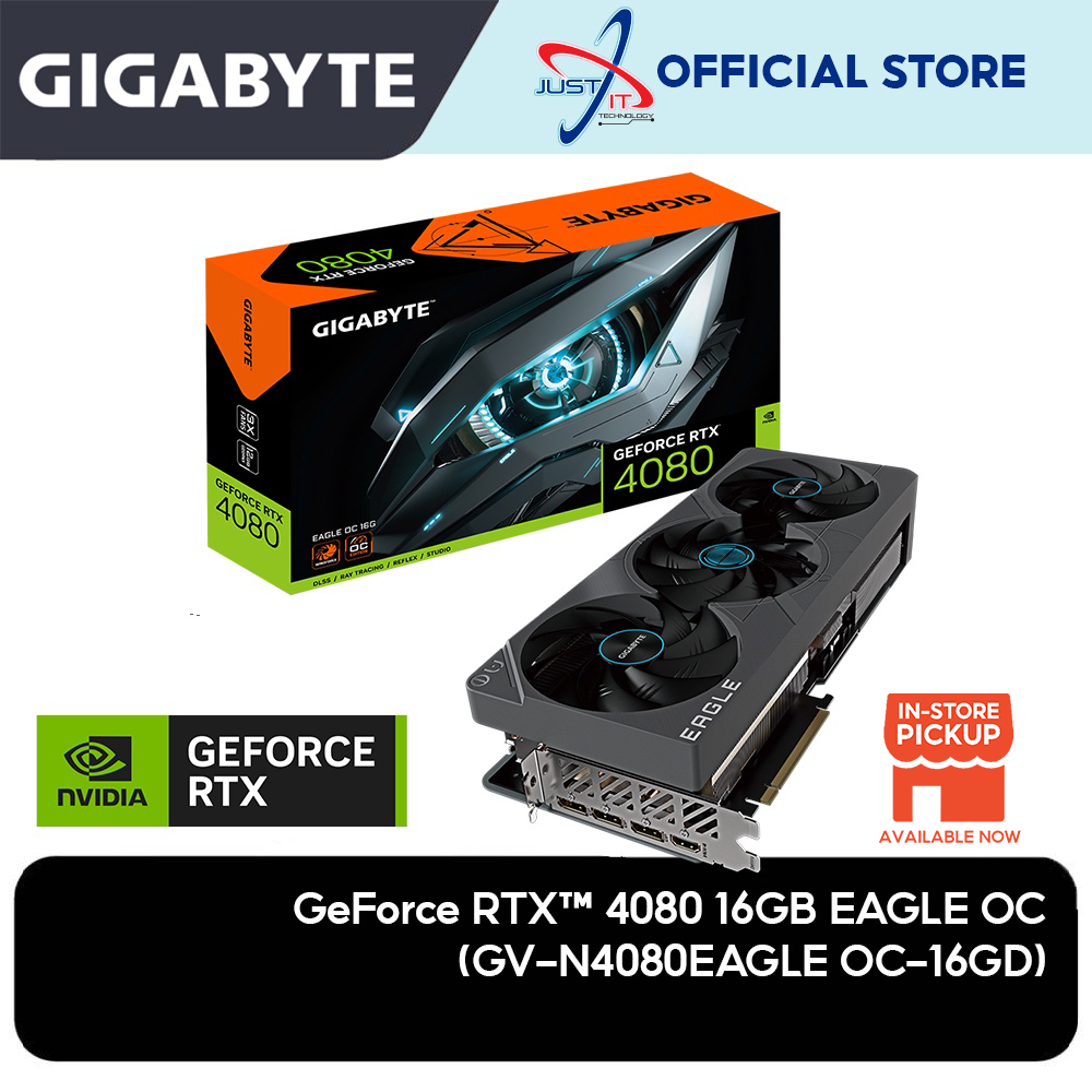 GIGABYTE GV-N4080EAGLE OC-16GD RTX4080 EAGLE OC 16GB GDDR6X GRAPHIC ...
