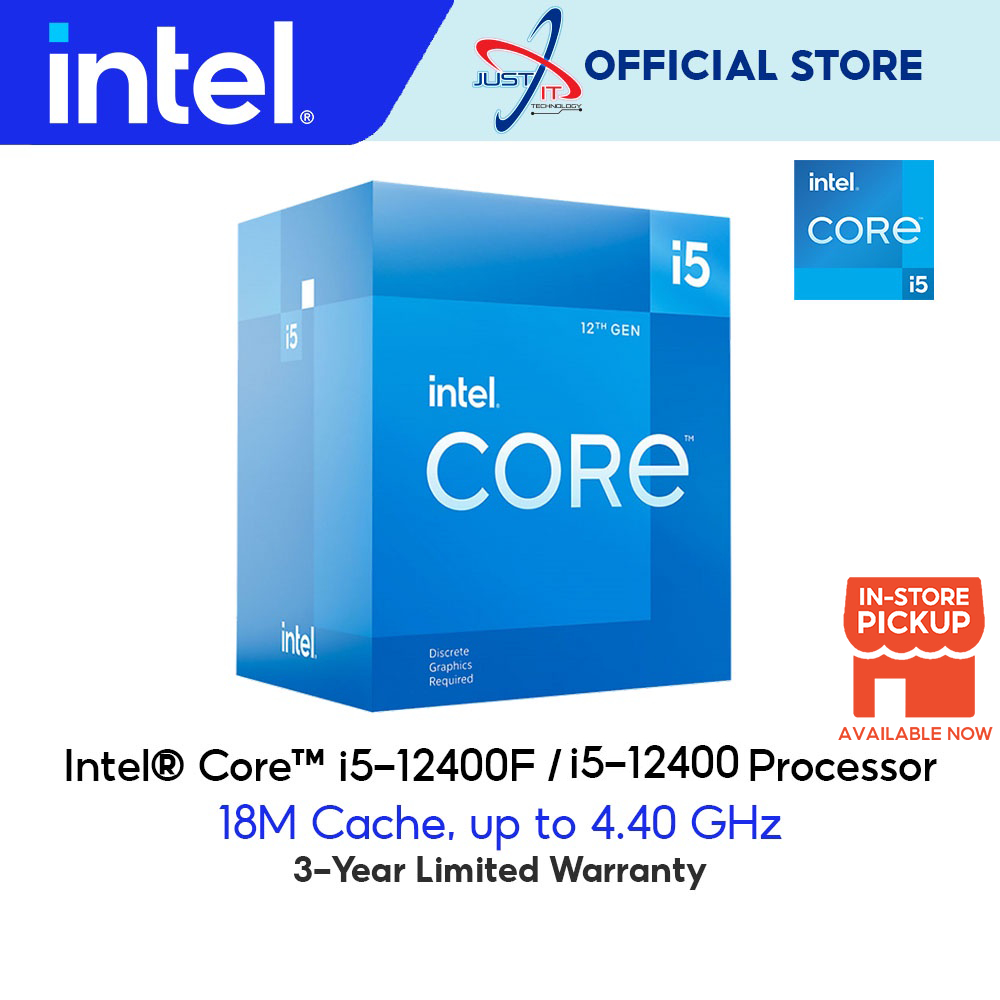 I5 14400f Intel Core I5-12400 12th Generation Desktop Processor