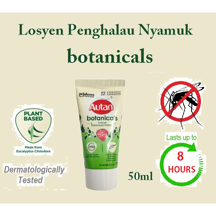 Autan Botanicals Lotion 50ml Mosquito Repellent Lotion Losyen