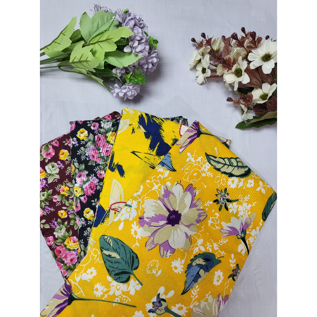 Kain Batik Floral/ Sarung Batik Floral VIRAL (SIAP JAHIT)