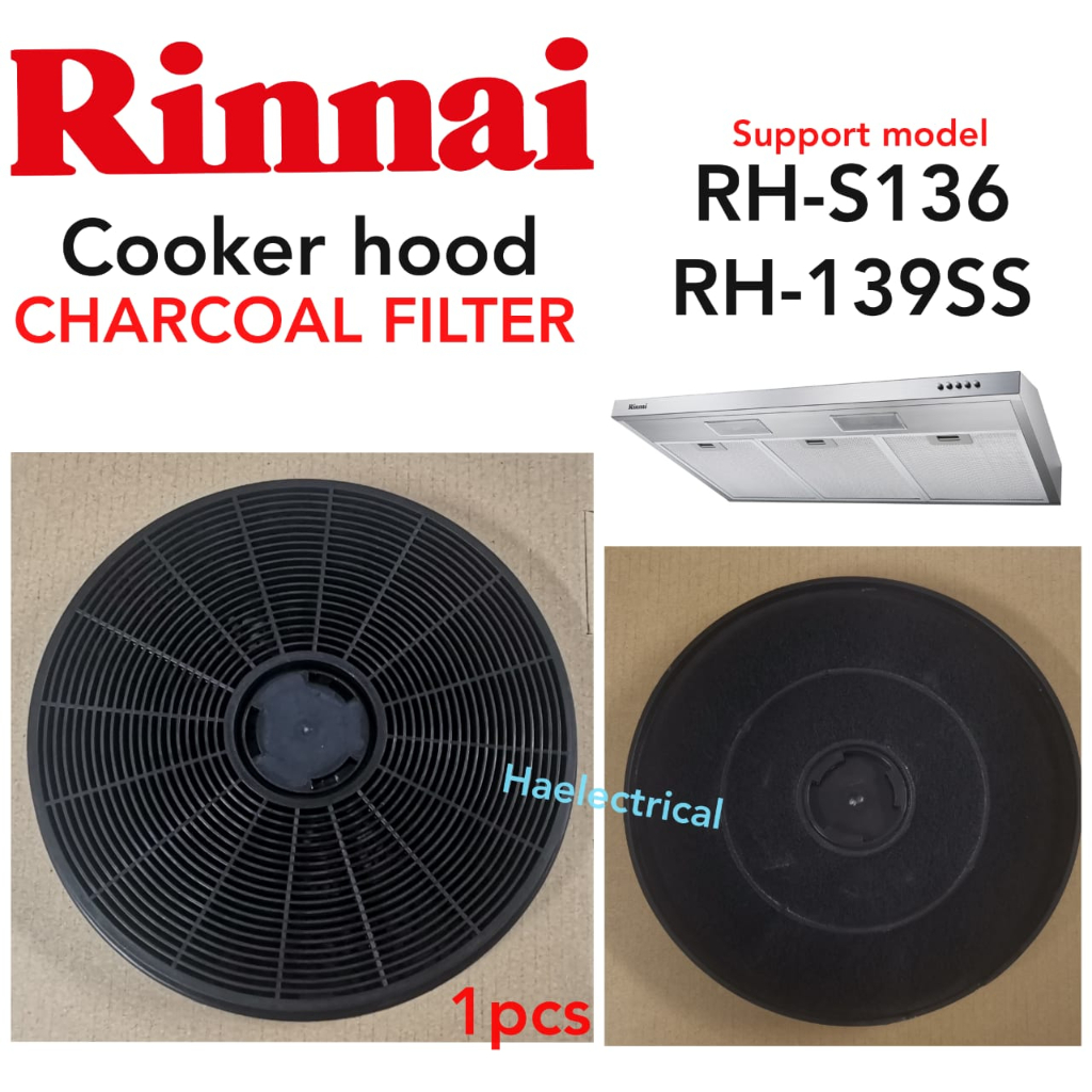 (original) Cooker Hood Charcoal Filter Fotr Rinnai RH-S136 RH-139-SS