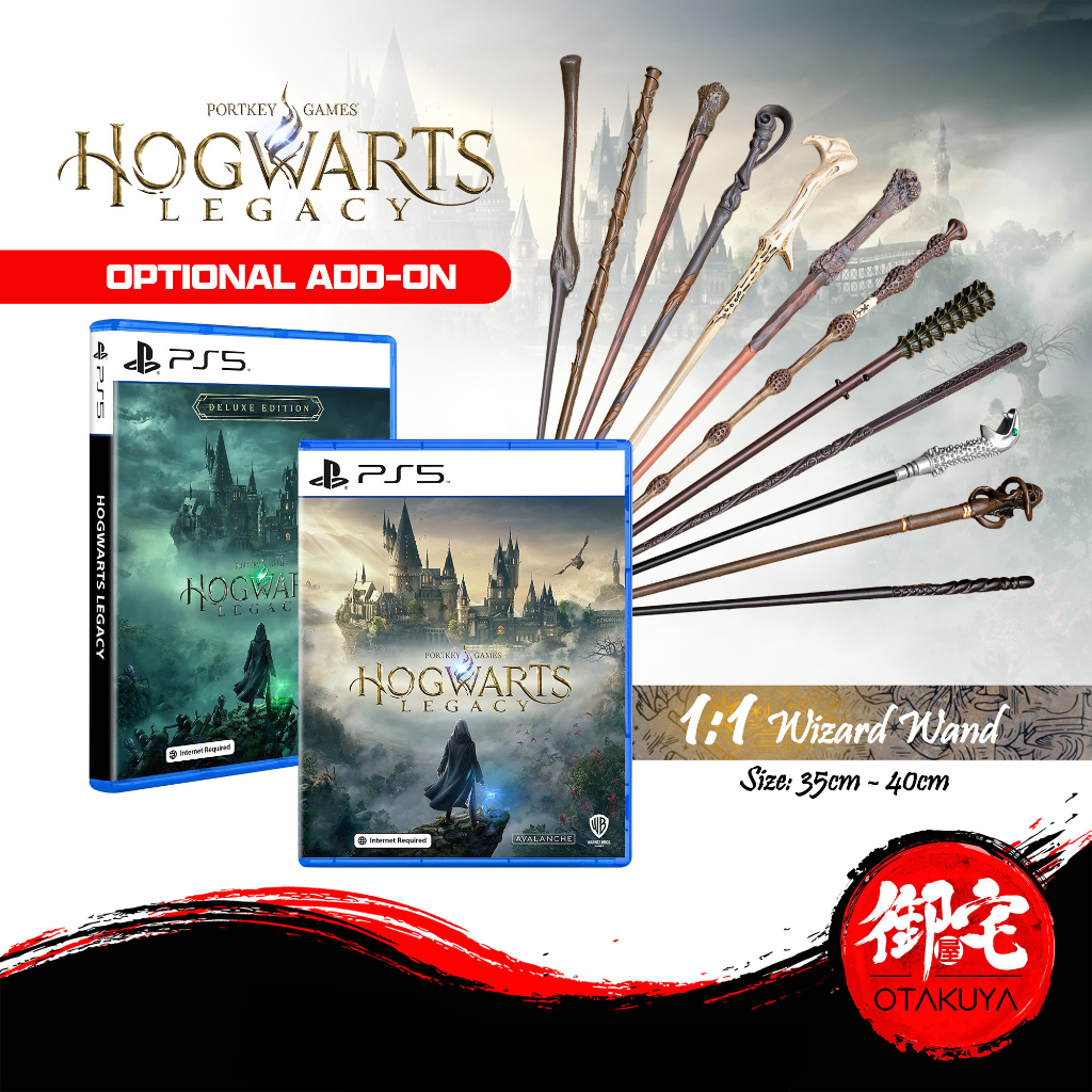 Hogwarts Legacy Deluxe Edition + Keychain PS4 / PS5 [LIKE NEW