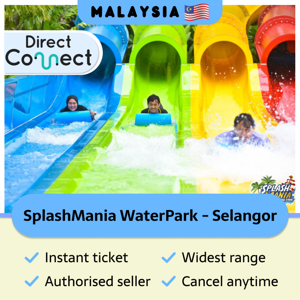 [PROMO TIKET READY] SplashMania WaterPark Gamuda Cove Selangor Malaysia