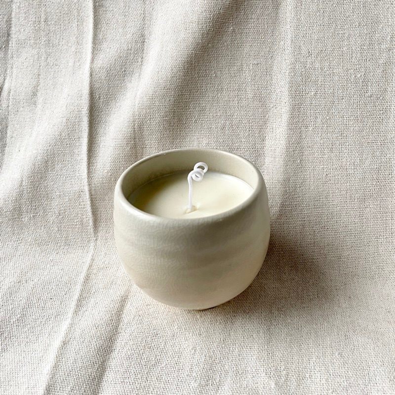 Handpoured Zero Waste Sustainable Upcycled Scented Candle - Salted Caramel