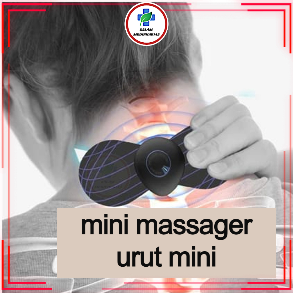 【Relax】Mini Massager Urut Mini Neck Massager Pulse Massager EMS Massager Muscle Relief Urut Badan