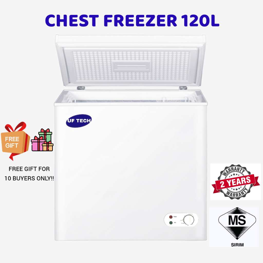 UF TECH Chest Freezer UF-FZ150 Low Price Frozen Freeze Lamb Chicken Meat SIRIM Approve (150L)