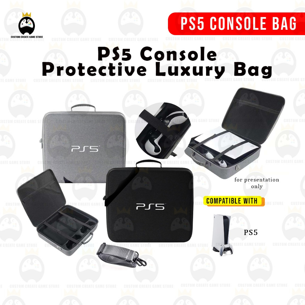 PS5 Storage Bag Hard Shell Protection Bag Single Layer | PS5 Large Capacity Shoulder Handbag Game Console EVA Hard Shell