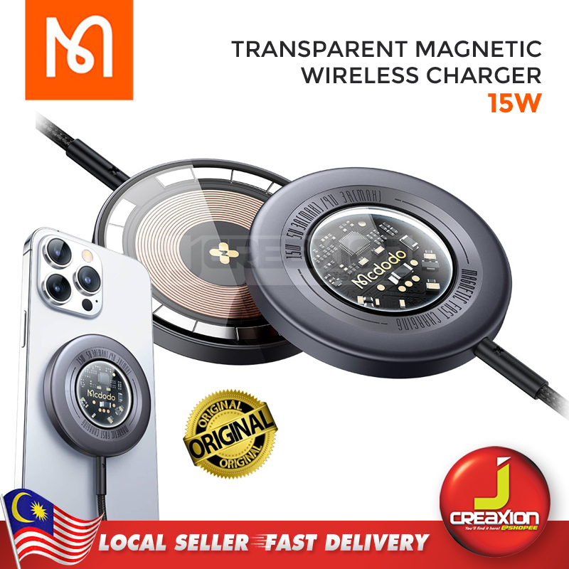 Mcdodo CH2330 Transparent Wireless Charger PD 15W Fast Charge
