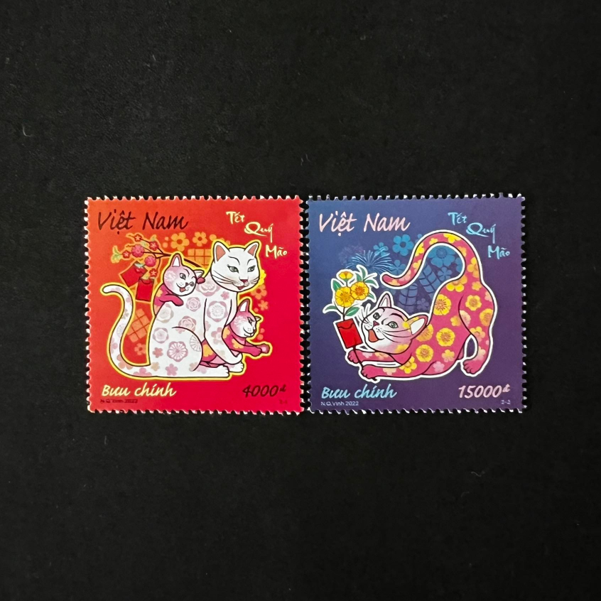 Year of the Cat Stamps [Vietnam 2022] Shopee Malaysia