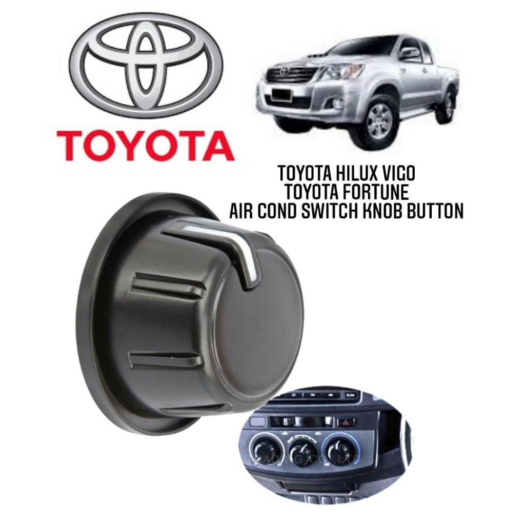 Toyota Hilux Vigo KUN25 Fortuner 2012 Year Air Cond Heater Panel Control Switch Knob Suis
