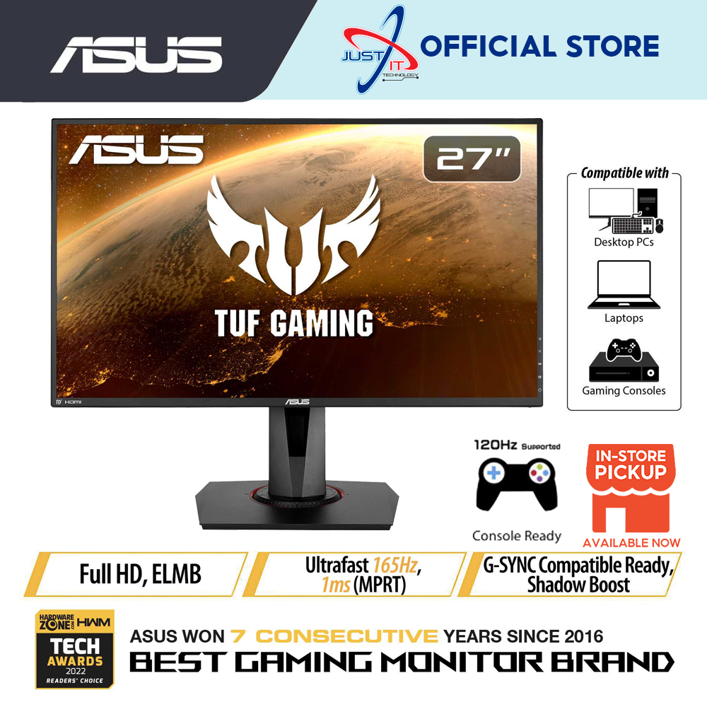 Asus TUF GAMING VG279QR 27" IPS FHD 165HZ 1MS G-SYNC Compatible ...