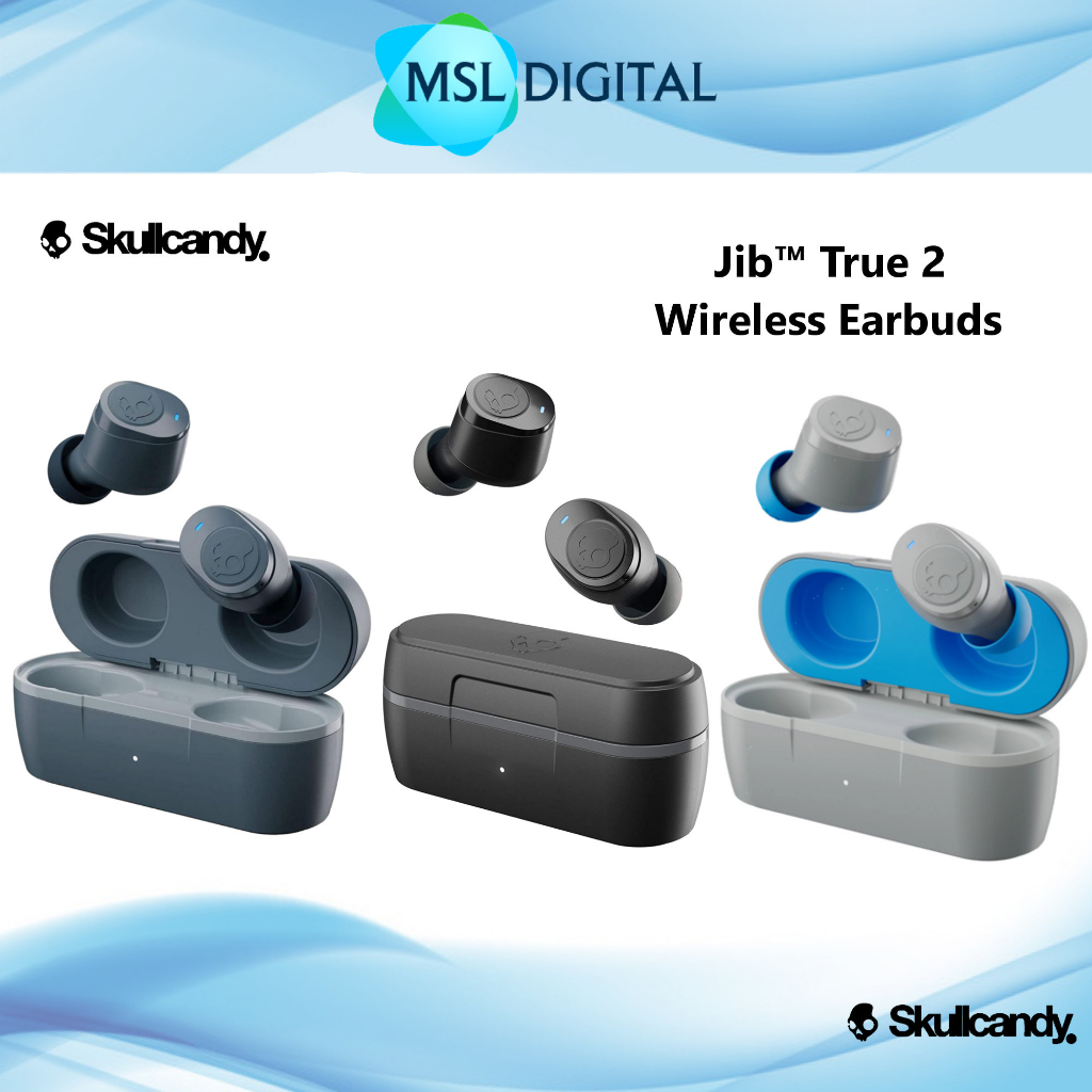 [3.3] Skullcandy Jib 2 True Wireless/Jib True 2 Wireless Earbuds IPX4