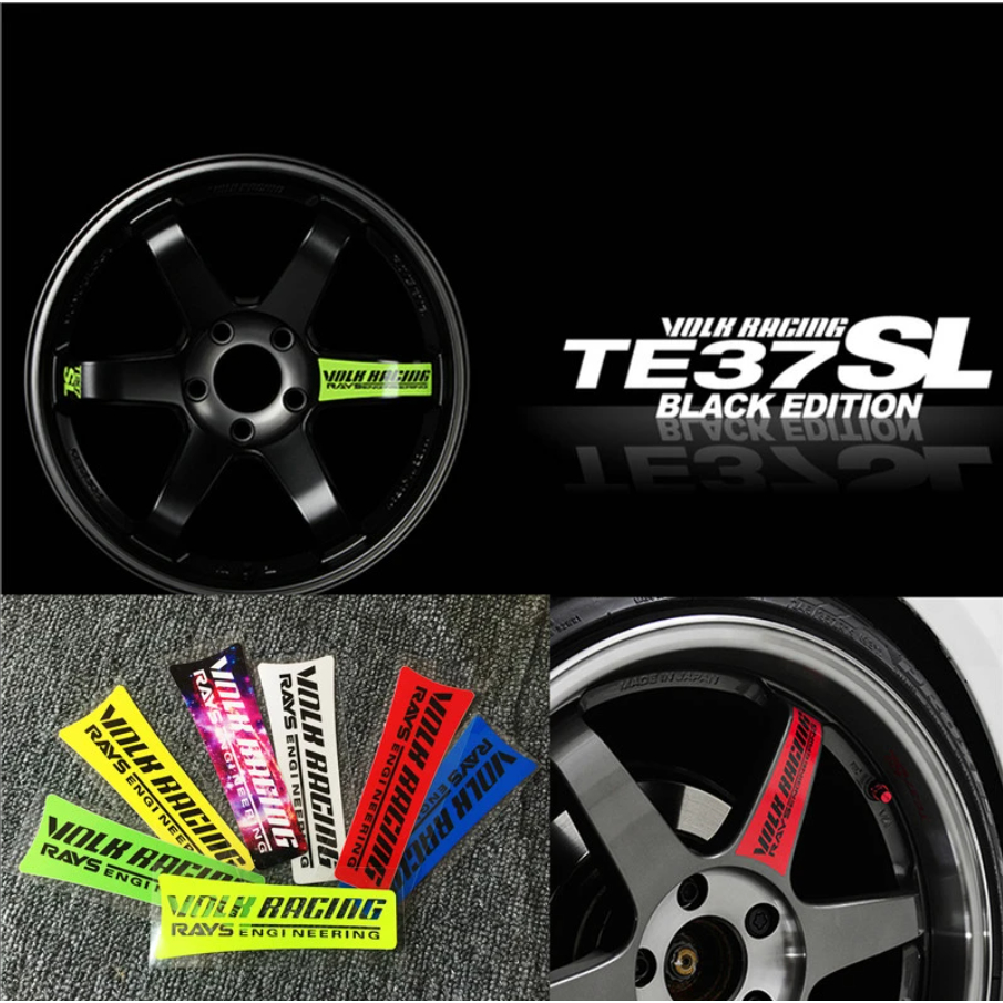 Rays Volk Racing Te Sl Rim Sticker Shopee Malaysia