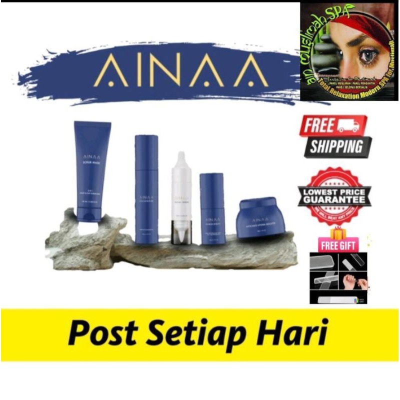 (FREE SHIPPING‼️)AINAA BEAUTY (NEW LOOK) 100% ORIGINAL AINAA SERUM