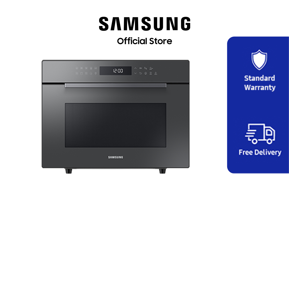 Samsung Convection Microwave Oven Hot Blast Air Fry Steam Auto Cook (35L) MC35R8088LC/SM