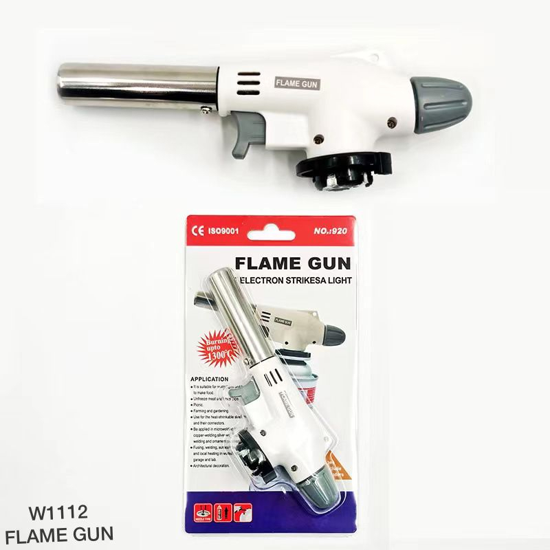 🔥READY STOCK🔥 METAL GUN TORCH FLAME IGNITION LIGHTER BUTANE GAS WELDING