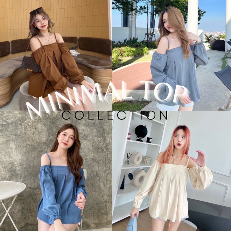 Minimal Top Minimal Style Mini Dress Women Top [ ]