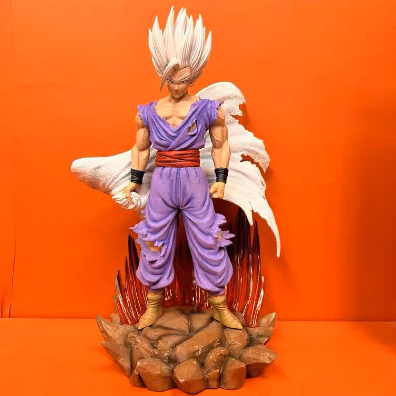 ❗️Dragonball beast Gohan big Gk ❗️ Gk figure copy resin collection ❗️ 七龙球珠 GK龙珠超 第一弹 白神野兽 ❗️披风白发孙悟饭 手办模型摆件雕像公仔