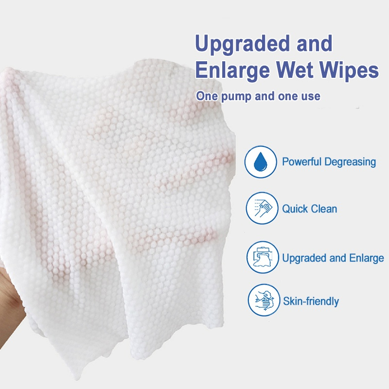 DESSINO Kitchen Wipes Tisu Basah Saiz Besar Tiada Dekontaminasi Dan Penyingkiran Grease Tisu Dapur Tisu Dapur Tisu Basah