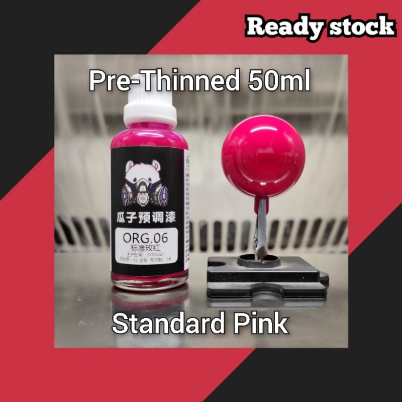 [Ready stock] HAMPAINT 50ml ORG.06 Standard Pink PreThinned Paint