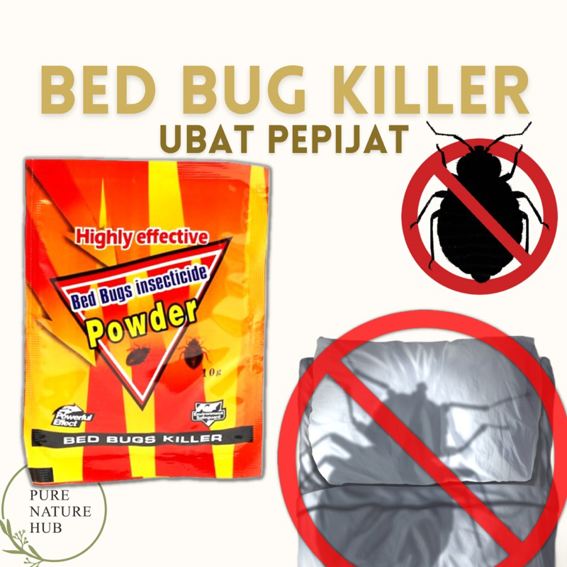 Ubat Pepijat Bed Bugs Killer Powder Kutu Tilam Bed Bugs Insecticide