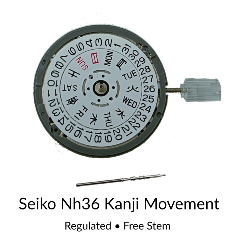 Seiko NH36 Kanji Automatic Movement 3H /  Seikomod | Shopee Malaysia